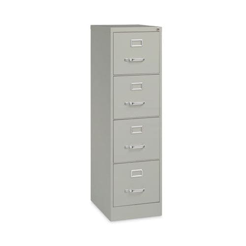 Hirsh Industries Vertical Letter File Cabinet 4 Letter-size File Drawers Light Gray 15 X 22 X 52 - Furniture - Hirsh Industries®