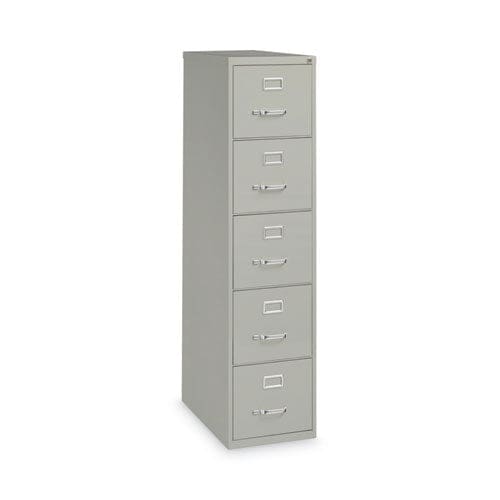 Hirsh Industries Vertical Letter File Cabinet 4 Letter-size File Drawers Light Gray 15 X 26.5 X 61.37 - Furniture - Hirsh Industries®