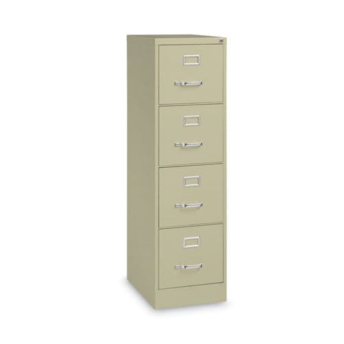 Hirsh Industries Vertical Letter File Cabinet 4 Letter-size File Drawers Putty 15 X 22 X 52 - Furniture - Hirsh Industries®