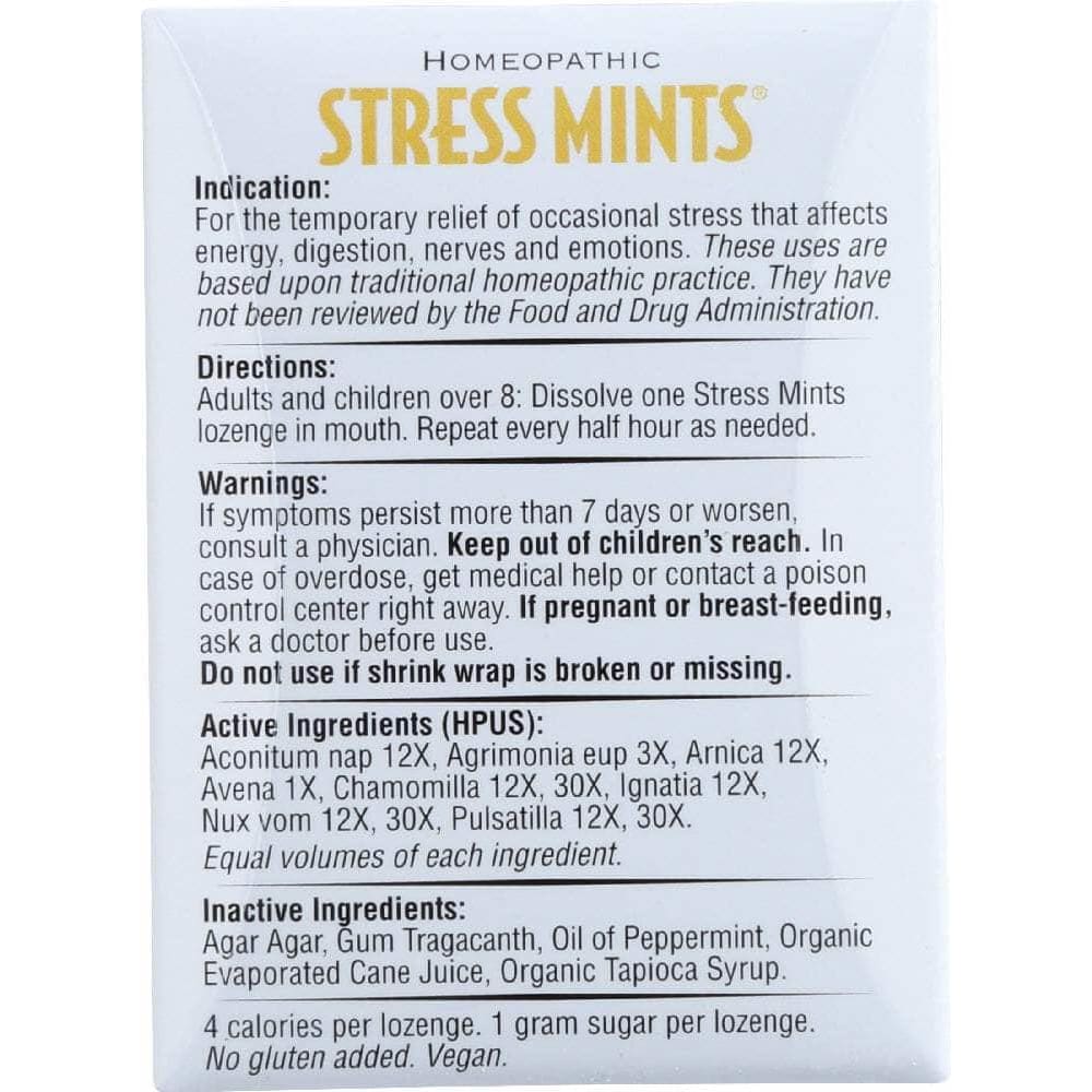 HISTORICAL REMEDIES Historical Remedies Stress Mints Homeopathic Lozenges, 30 Ct