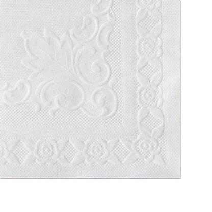 Hoffmaster Classic Embossed Straight Edge Placemats 10 X 14 White 1,000/carton - Food Service - Hoffmaster®