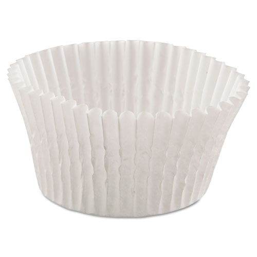 Hoffmaster Fluted Bake Cups 2.25 Diameter X 1.88 H White Paper 500/pack 20 Packs/carton - Food Service - Hoffmaster®