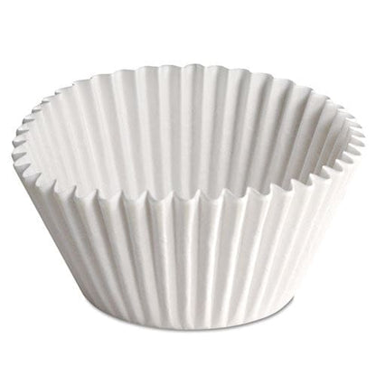 Hoffmaster Fluted Bake Cups 2.25 Diameter X 1.88 H White Paper 500/pack 20 Packs/carton - Food Service - Hoffmaster®