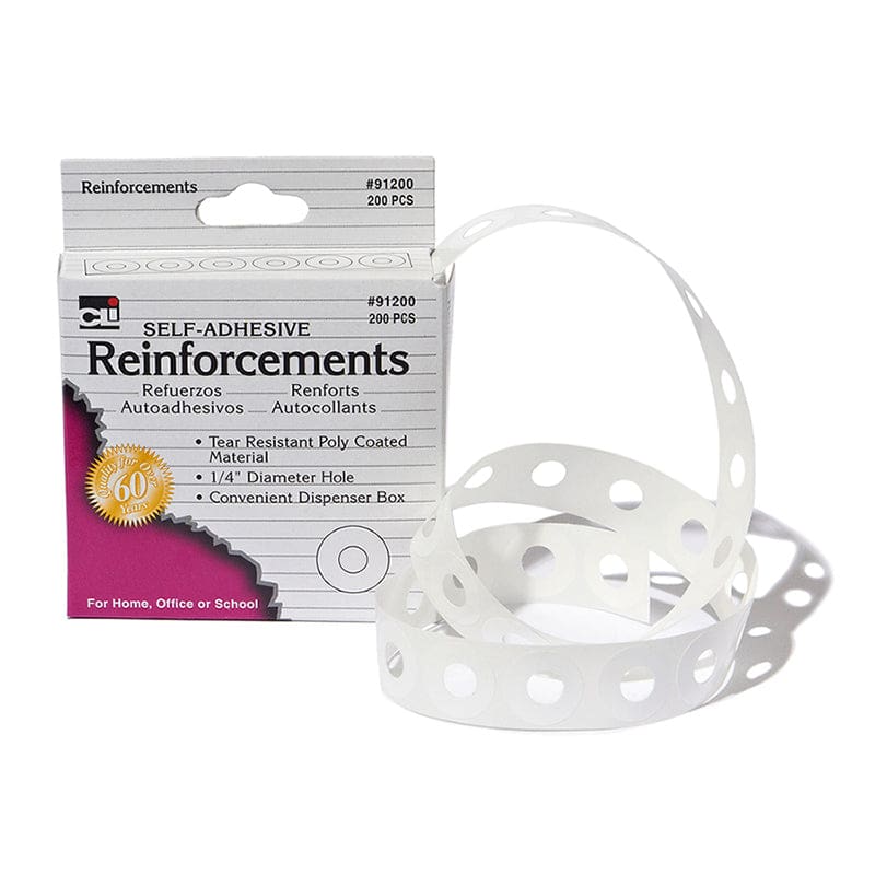 Hole Reinforcements Box Of 200 (Pack of 12) - Mailroom - Charles Leonard