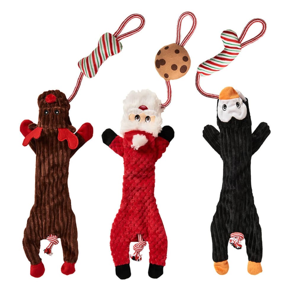 Holiday Fun Tug Toys Asst 24in. - Pet Supplies - Holiday