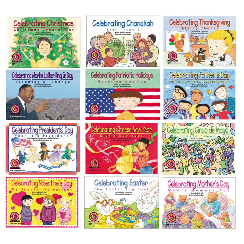 Holiday Series Variety Pk 12-Set Of Books 1 Ea 4522-4533 - Holiday/Seasonal - Creative Teaching Press