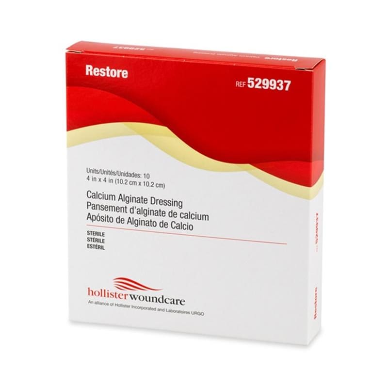 Hollister Calcium Alginate 4 X 4 Box of 10 - Item Detail - Hollister