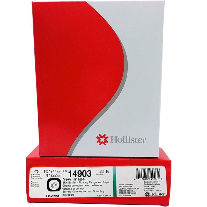 Hollister Wafer 1 3/4 Flextend Presized Box of 5 - Ostomy >> Barriers - Hollister