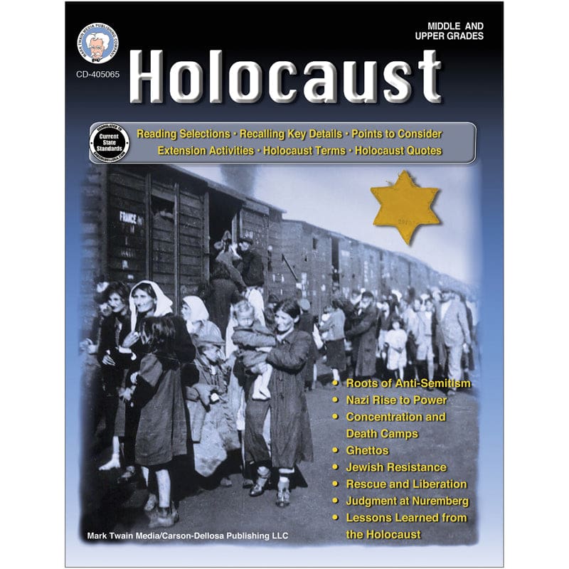 Holocaust Workbook Grades 6 12 (Pack of 6) - History - Carson Dellosa Education