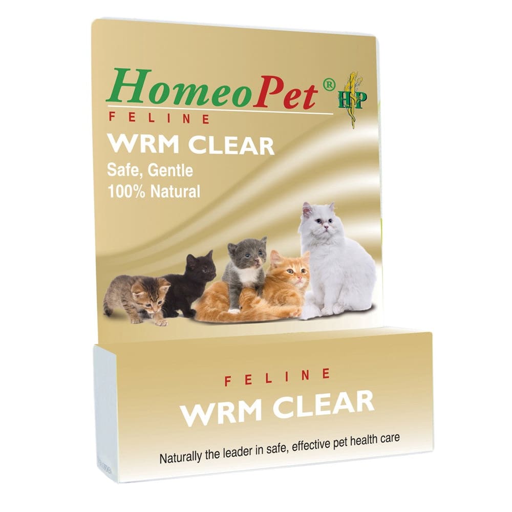 HomeoPet Feline WRM Clear 15 ml - Pet Supplies - HomeoPet