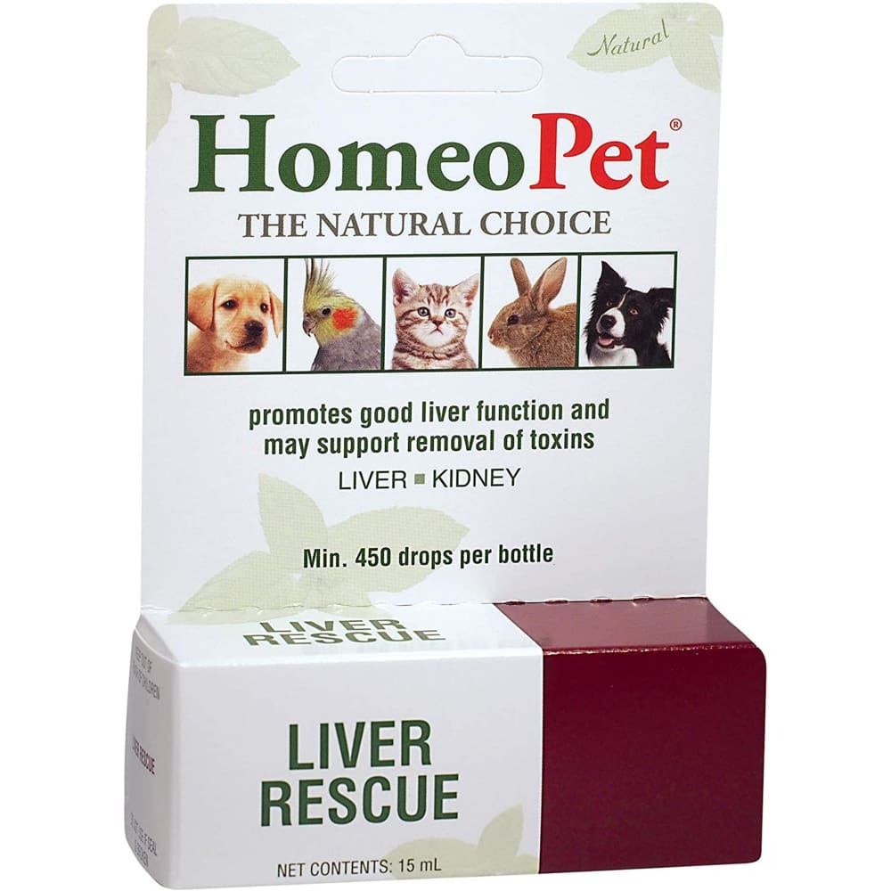 HomeoPet Liver Rescue 15 ml - Pet Supplies - HomeoPet