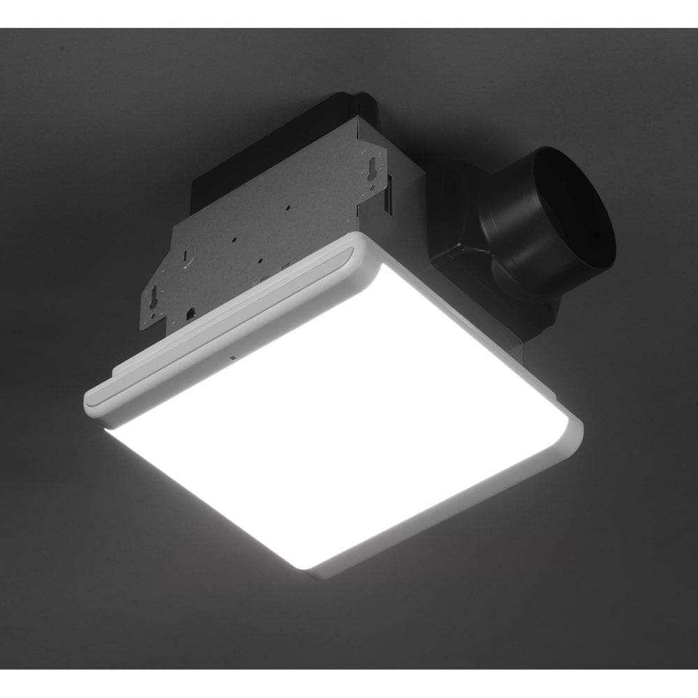 Homewerks Smart Vent Bathroom Ventilation Fan with Motion Sensor and