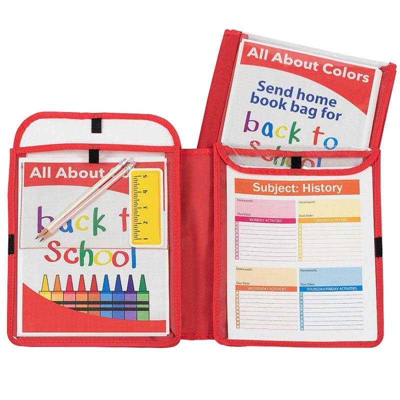 Homework Connector Folder Red (Pack of 6) - Folders - C-Line Products Inc