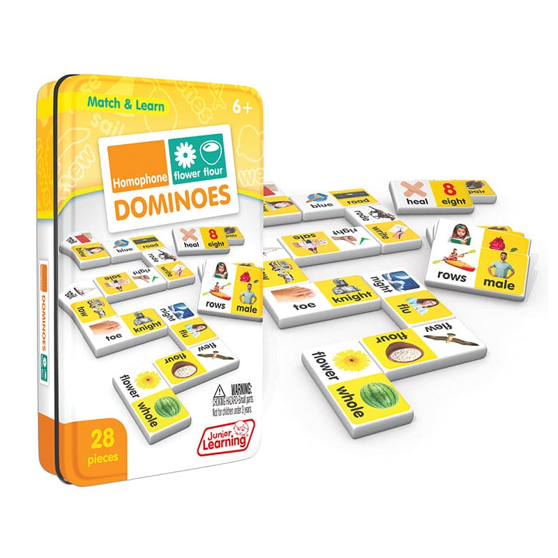 Homophone Match & Learn Dominoes (Pack of 6) - Dominoes - Junior Learning