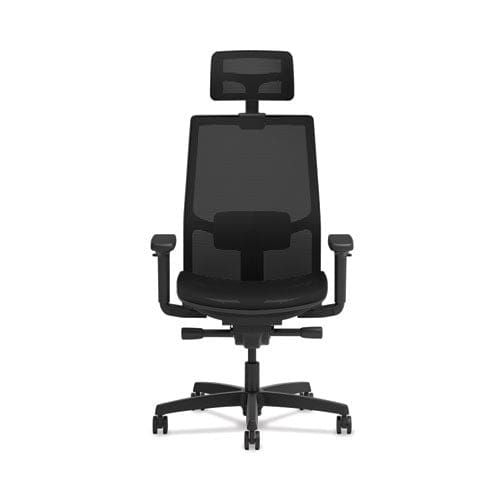 HON Ignition 2.0 4-way Stretch Mesh Back And Seat Task Chair Supports Up To 300 Lb 17 To 21 Seat Black Seat Black Base - Furniture - HON®