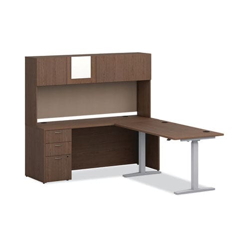 HON Mod Laminate Doors For 72w Mod Desk Hutch 17.86 X 14.82 Sepia Walnut 2/carton - Furniture - HON®