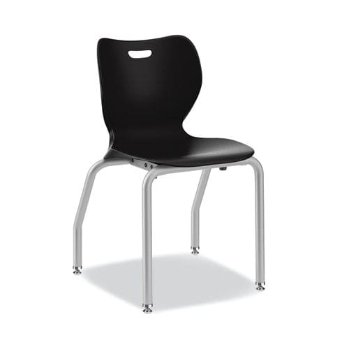 HON Smartlink Four-leg Chair 19.5 X 19.63 X 31 Onyx Seat Onyx Base 4/carton - Furniture - HON®