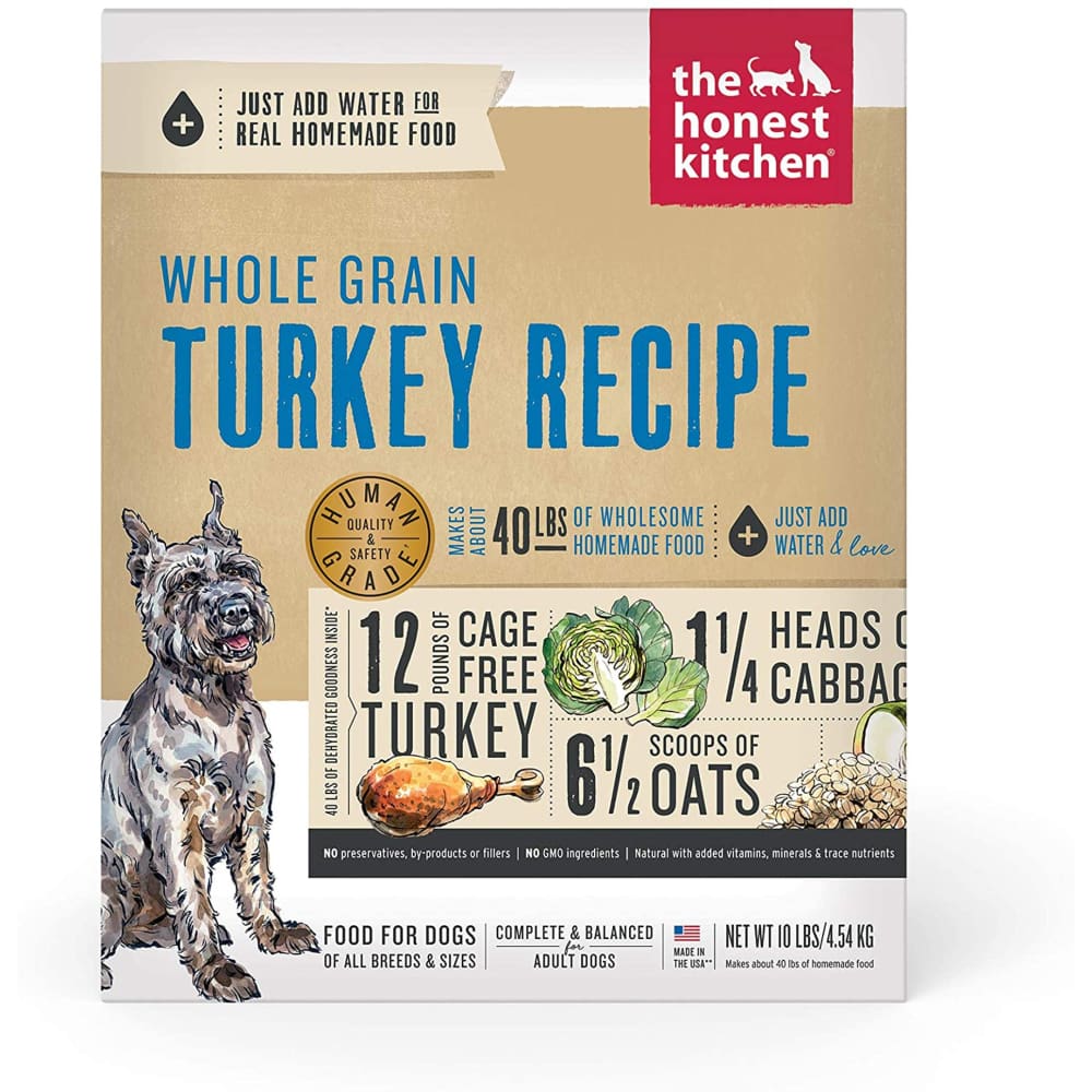 Honest Kitchen Dog Gourmet Grains Turkey and Whitefish 10lbs. Box - Pet Supplies - Honest Kitchen