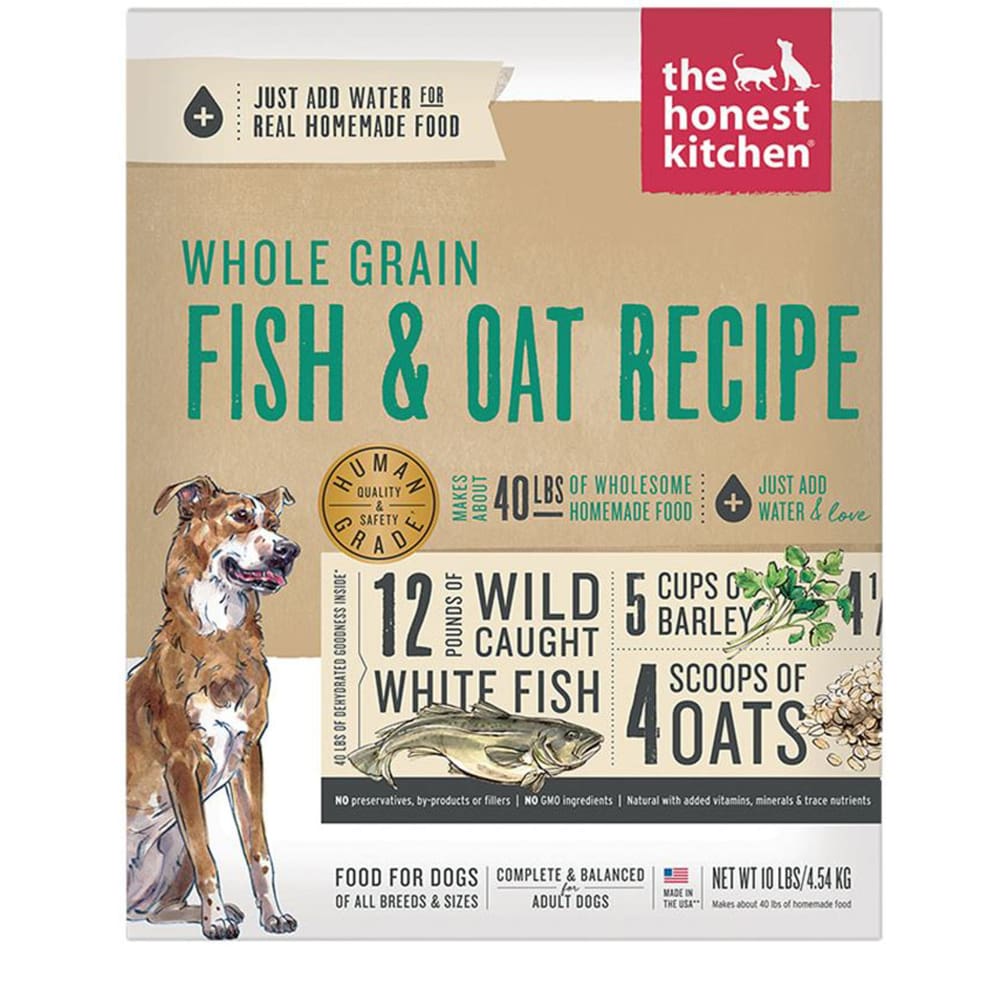 Honest Kitchen Dog Whole Grain Fish Oat 10lb.Box - Pet Supplies - Honest Kitchen