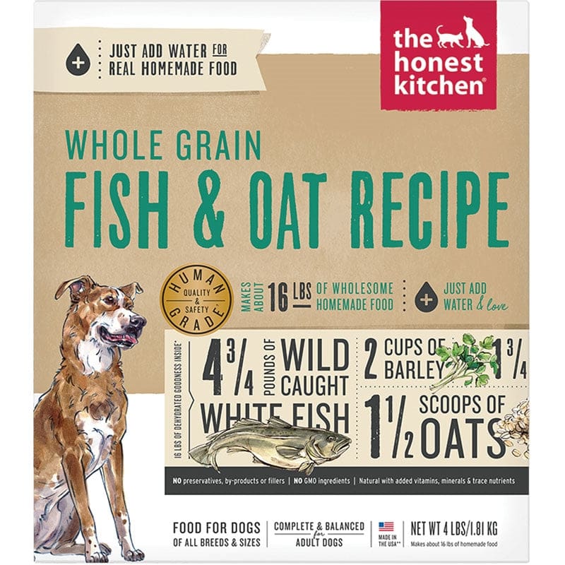 Honest Kitchen Dog Whole Grain Fish Oat 4lb.Box - Pet Supplies - Honest Kitchen