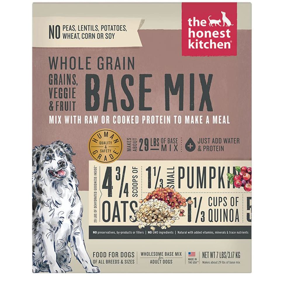 Honest Kitchen Dog Whole Grain Veggie and Fruit Dehydrated Base Mix 7lbs. Box - Pet Supplies - Honest Kitchen