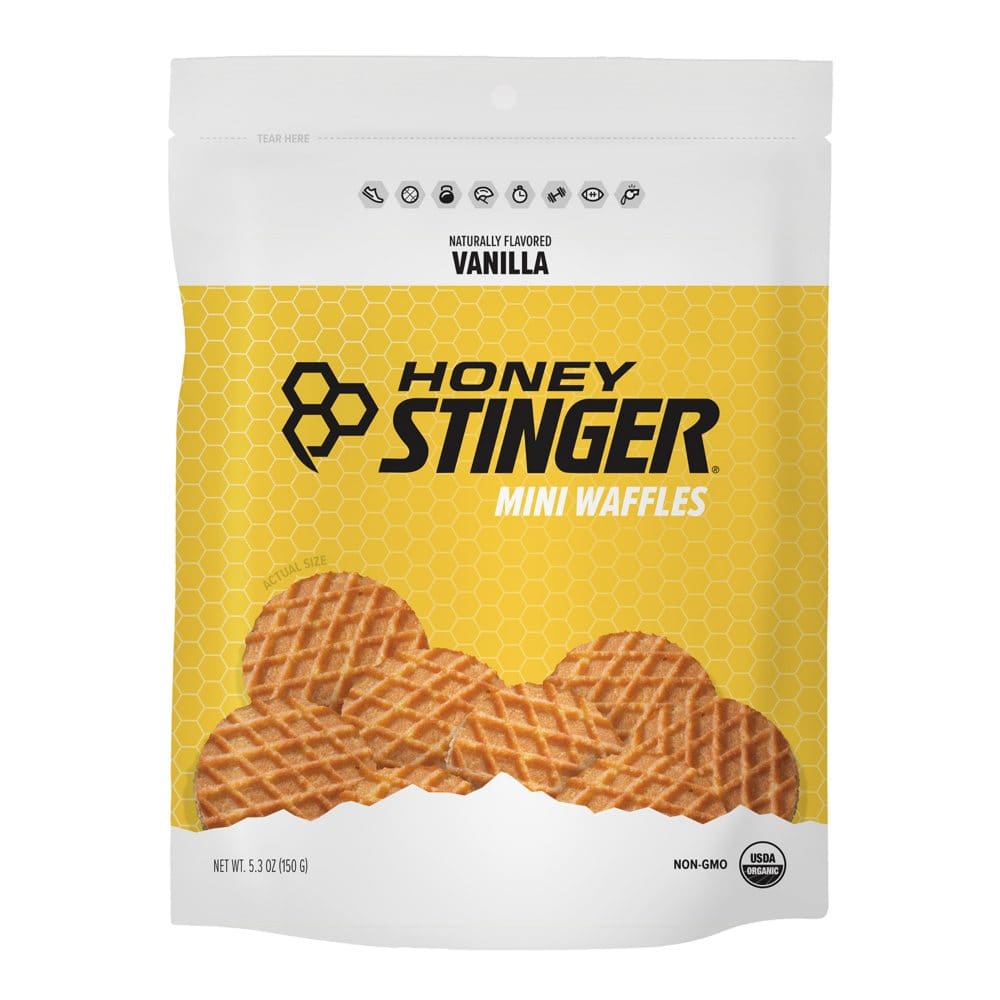 Honey Stinger Mini Waffles Vanilla (5.3 oz.) - Diet Nutrition & Protein - Honey Stinger