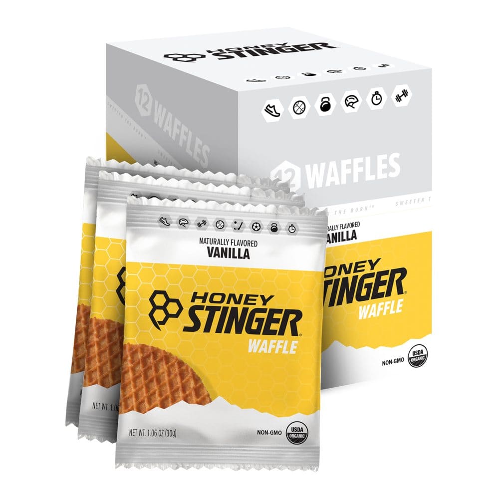 Honey Stinger Organic Waffle Box Pack Vanilla (12 ct.) - Diet Nutrition & Protein - Honey Stinger