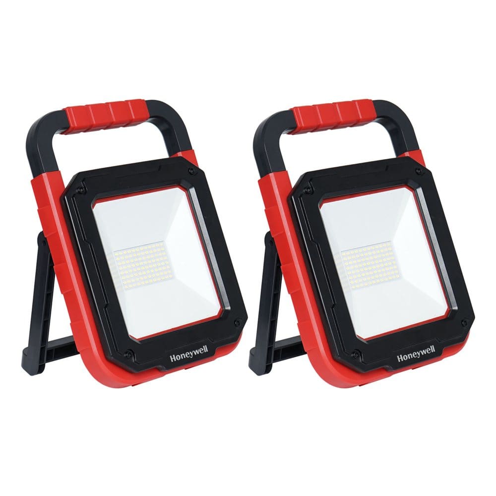 Honeywell 3000 Lumen Rechargeable Portable LED Work Light (2-Pack) - Garage & Shop Lights - Honeywell