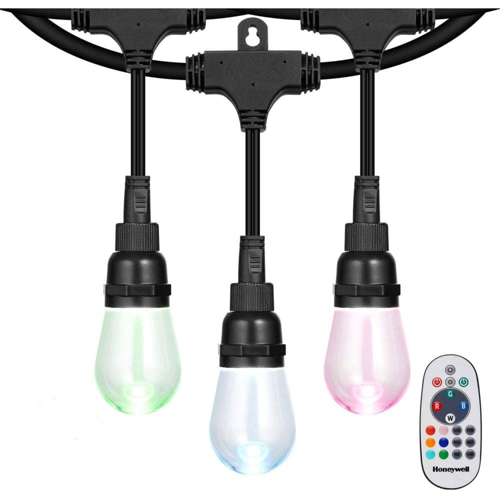 Honeywell 36’ LED Color Changing String Light Set With Remote Control - Outdoor Lighting - Honeywell
