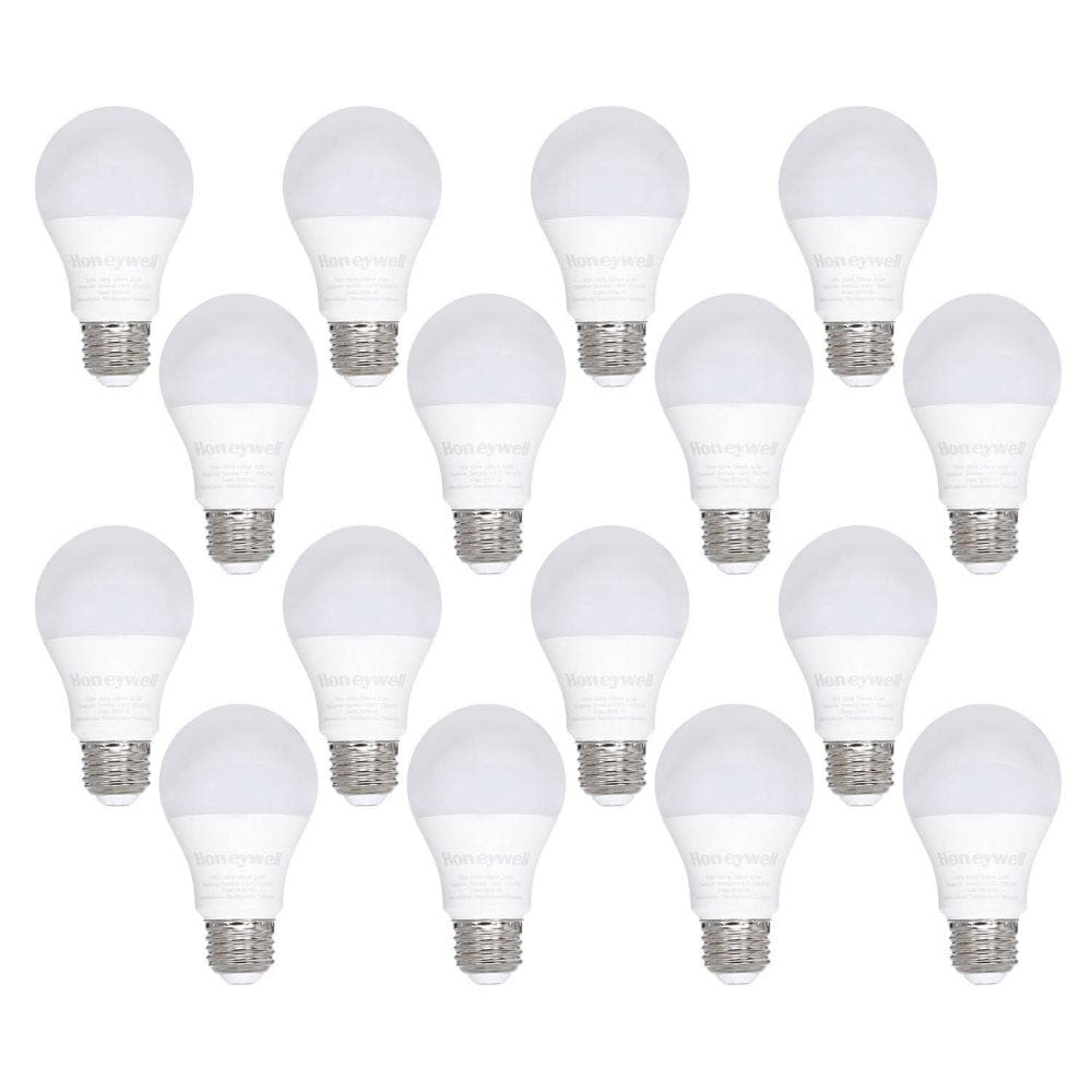 Honeywell 800 Lumen A19 LED Light Bulb 8.5W (60W Equivalent) Warm White (16 Pk.) - Lightbulbs - Honeywell