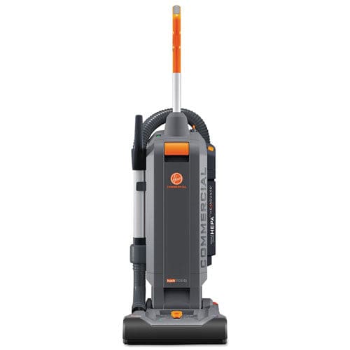 Hoover Commercial Hushtone Vacuum Cleaner With Intellibelt 13 Cleaning Path Gray/orange - Janitorial & Sanitation - Hoover® Commercial