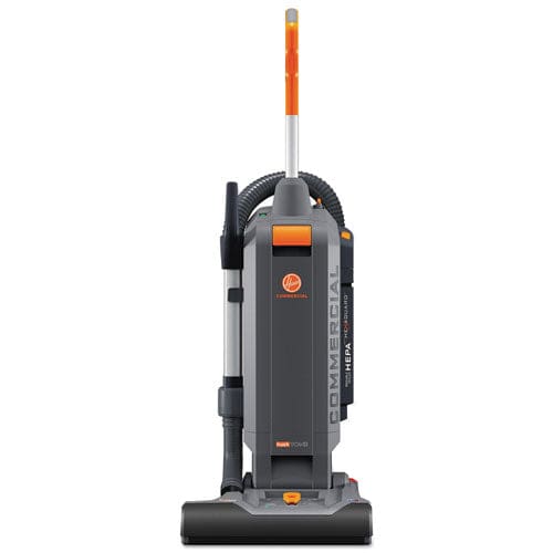 Hoover Commercial Hushtone Vacuum Cleaner With Intellibelt 15 Cleaning Path Gray/orange - Janitorial & Sanitation - Hoover® Commercial