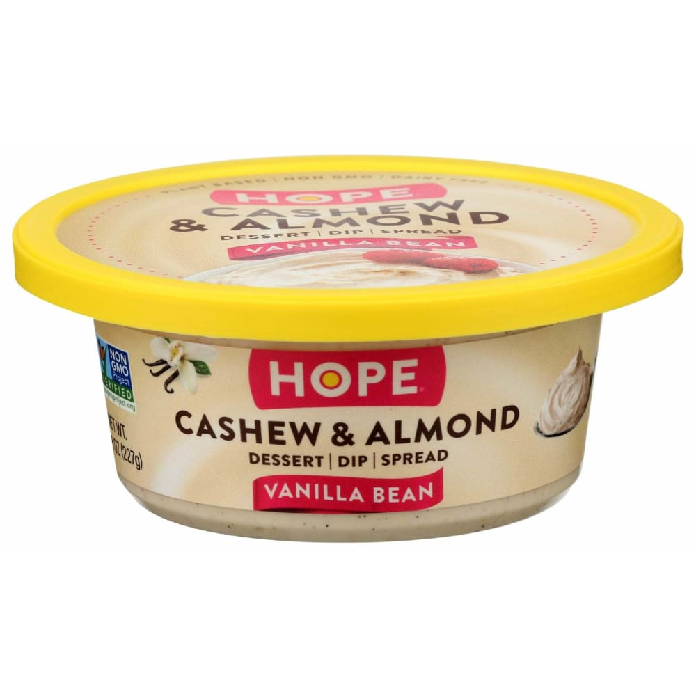 HOPE Grocery > Refrigerated HOPE: Vanilla Bean Cashew Almond Dip, 8 oz