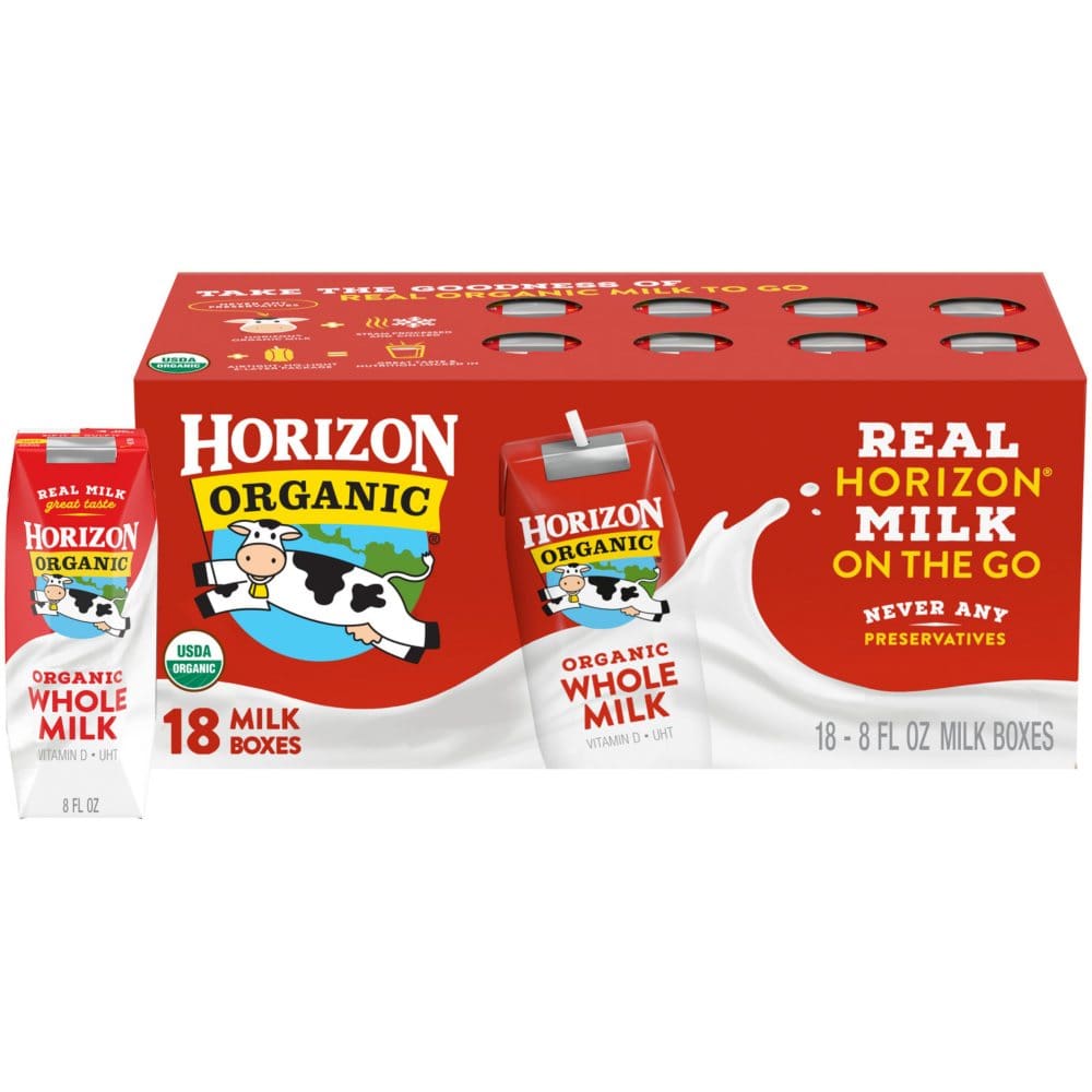 Horizon Organic Whole Milk (8 fl. oz 18 pk.) - Dairy Eggs & Cheese - Horizon