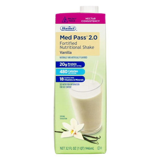 Hormel Health Labs Medpass 2.0 Vanilla 32 Oz Case of 12 - Nutrition >> Nutritionals - Hormel Health Labs