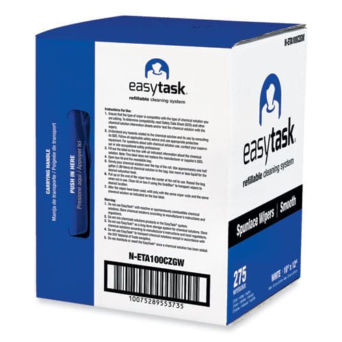 HOSPECO Easy Task A100 Wiper Center-pull 10 X 12 275 Sheets/roll With Zipper Bag - School Supplies - HOSPECO®