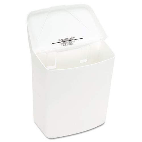HOSPECO Wall Mount Sanitary Napkin Receptacle-ppc 1 Gal Ppc Plastic White - Janitorial & Sanitation - HOSPECO®