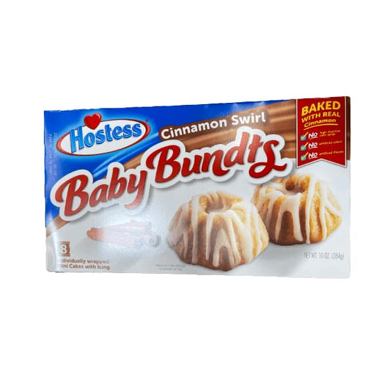 Hostess Hostess Baby Bundts Cinnamon Swirl, 8 count, 10 oz