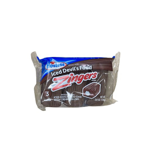Hostess Hostess Devil's Food Artificially Flavored Zingers Single Serve, 3 count, 3.81 oz