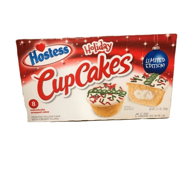 Hostess Holiday Cupcakes, 12.7 oz - ShelHealth.Com