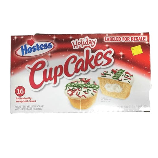 Hostess Holiday CupCakes, 16 invidually wrapped cakes - ShelHealth.Com