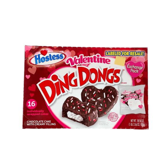 Hostess Hostess LIMITED EDITION Valentine Ding Dongs, 16 Count