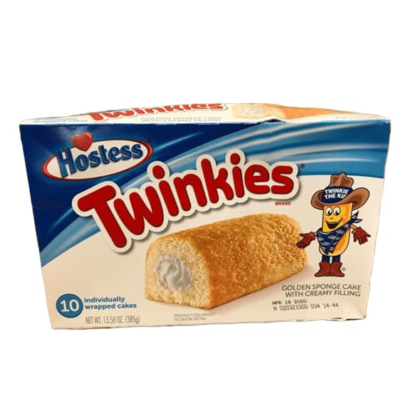 Hostess Twinkies, 10 Cakes (13.58 oz) - ShelHealth.Com