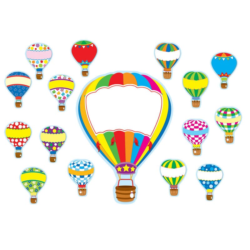 Hot Air Balloons Bb Set (Pack of 3) - Classroom Theme - Carson Dellosa Education