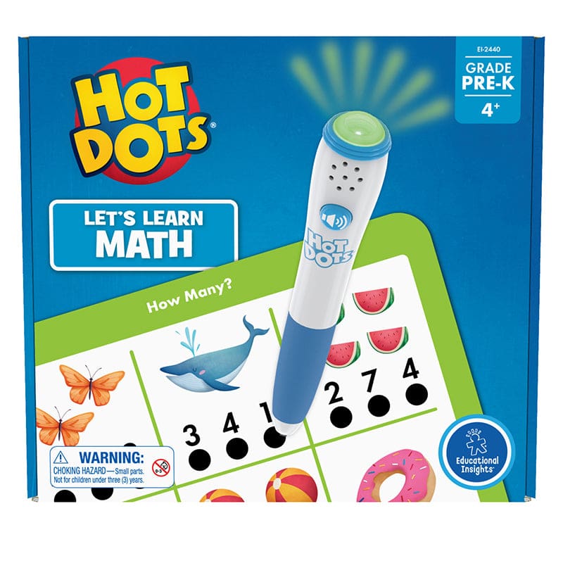 Hot Dots Lets Learn Pre-K Math - Hot Dots - Learning Resources