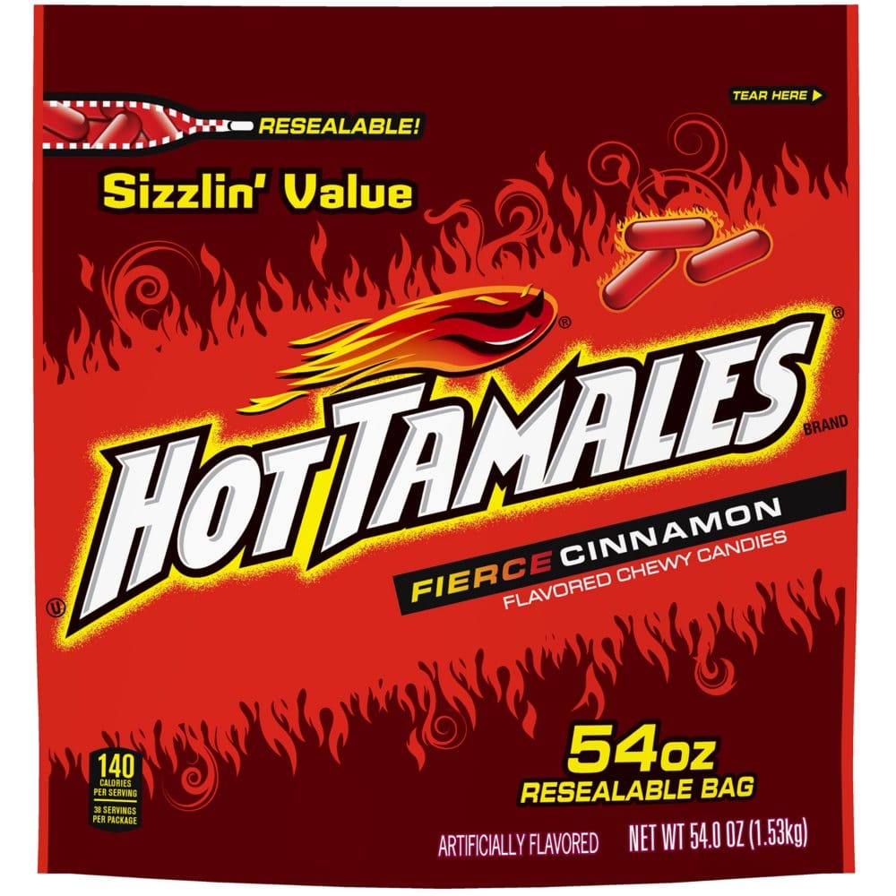 Hot Tamales Fierce Cinnamon (54 oz.) - Candy - Hot