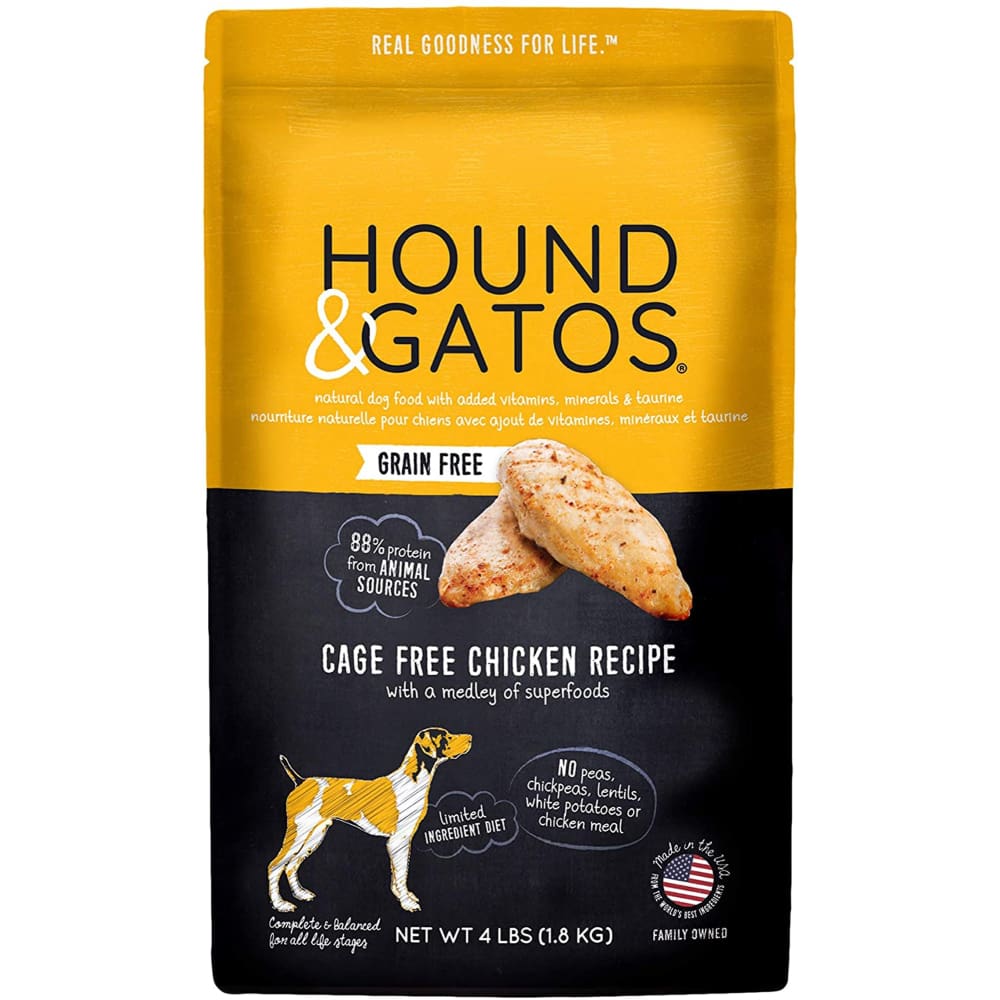 Hound and Gatos Dog Grain Free Chicken 4Lb - Pet Supplies - Hound and Gatos