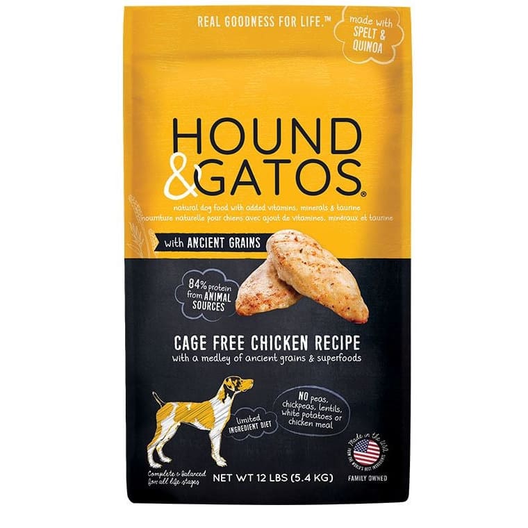 Hound & Gatos Dog Ancient Grains Chicken 12Lb - Pet Supplies - Hound and Gatos