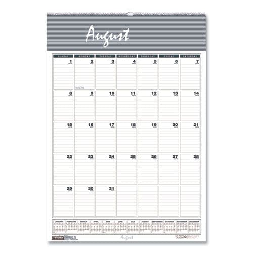 House of Doolittle Bar Harbor Recycled Wirebound Monthly Wall Calendar 12 X 17 White/blue/gray Sheets 12-month (aug-july): 2022-2023 -