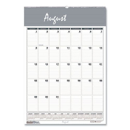 House of Doolittle Bar Harbor Recycled Wirebound Monthly Wall Calendar 15.5 X 22 White/blue/gray Sheets 12-month (aug-july): 2022-2023 -